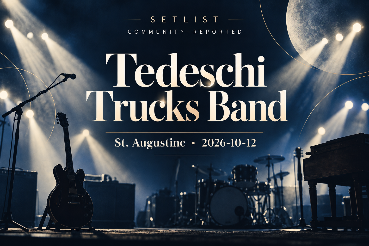 Concert setlist editorial preview