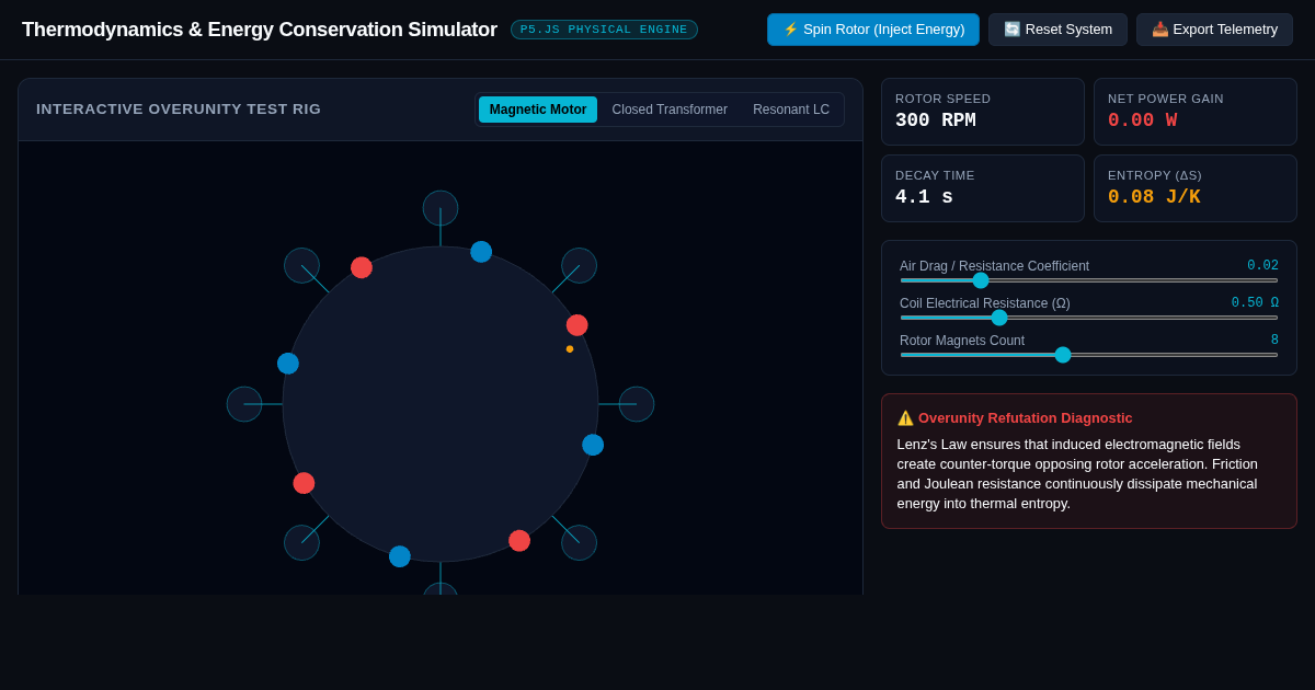 Thermodynamics & Energy Conservation Simulator preview