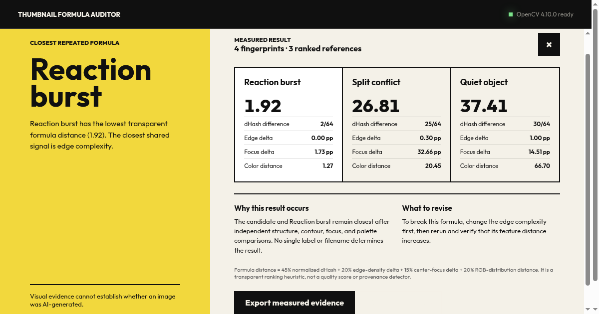 Thumbnail Formula Auditor preview