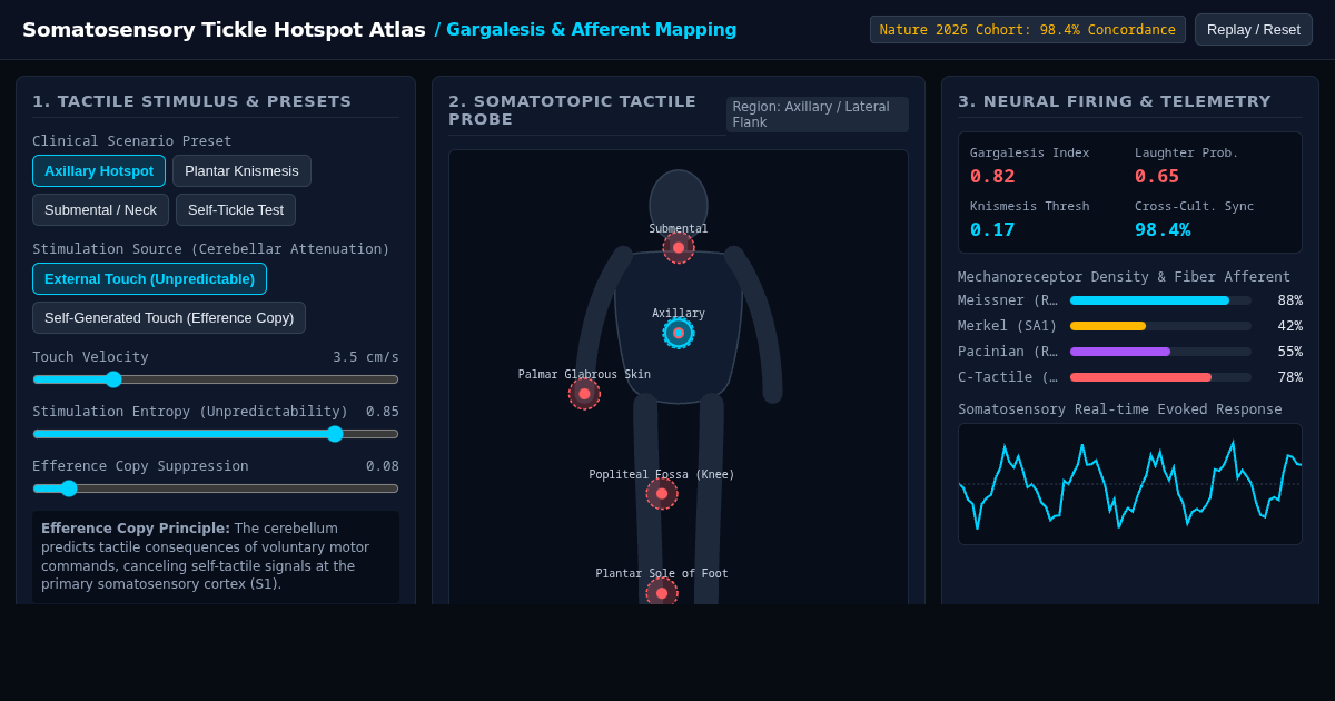 Somatosensory Tickle Hotspot Atlas preview