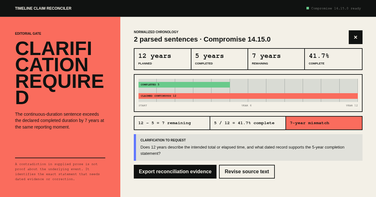 Timeline Claim Reconciler preview