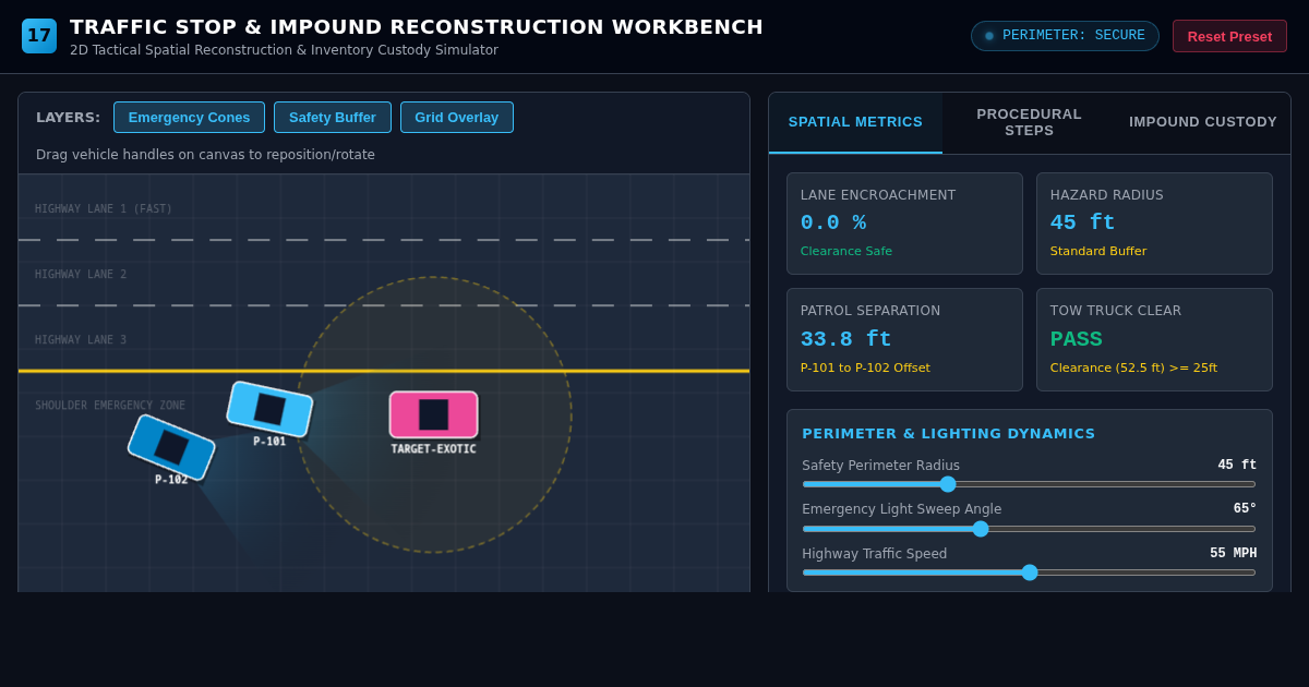 Tactical Traffic Stop & Vehicle Impound Reconstruction Workbench preview