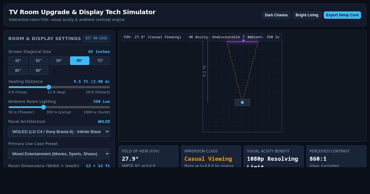 TV Room Upgrade & Display Tech Simulator preview