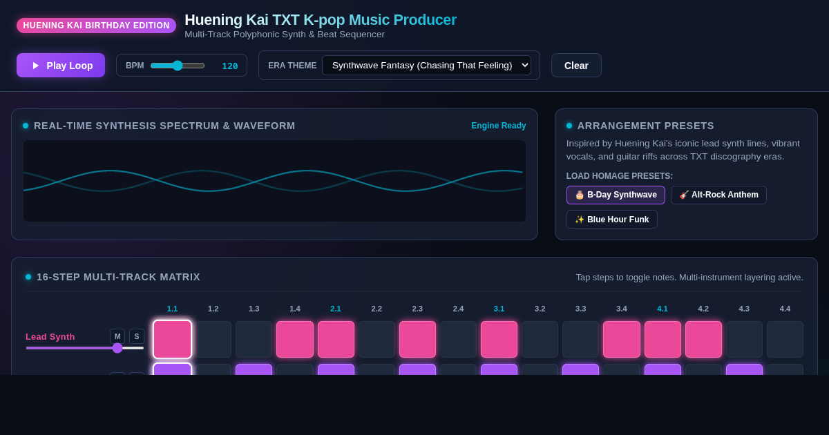 Huening Kai TXT K-pop Music Producer & Arranger Simulator preview