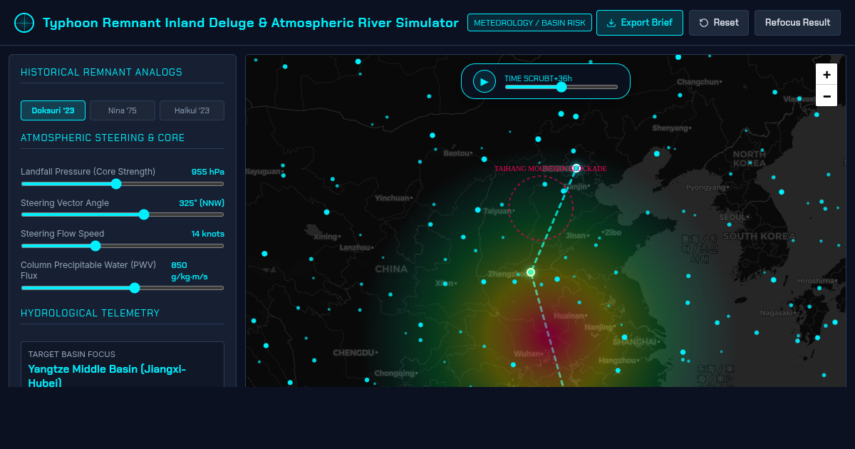 Typhoon Remnant Inland Deluge & Atmospheric River Simulator preview