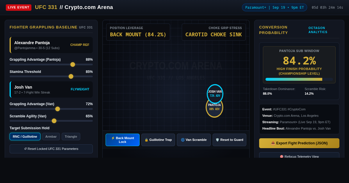UFC 331 Submission & Crypto.com Fight Card Simulator preview
