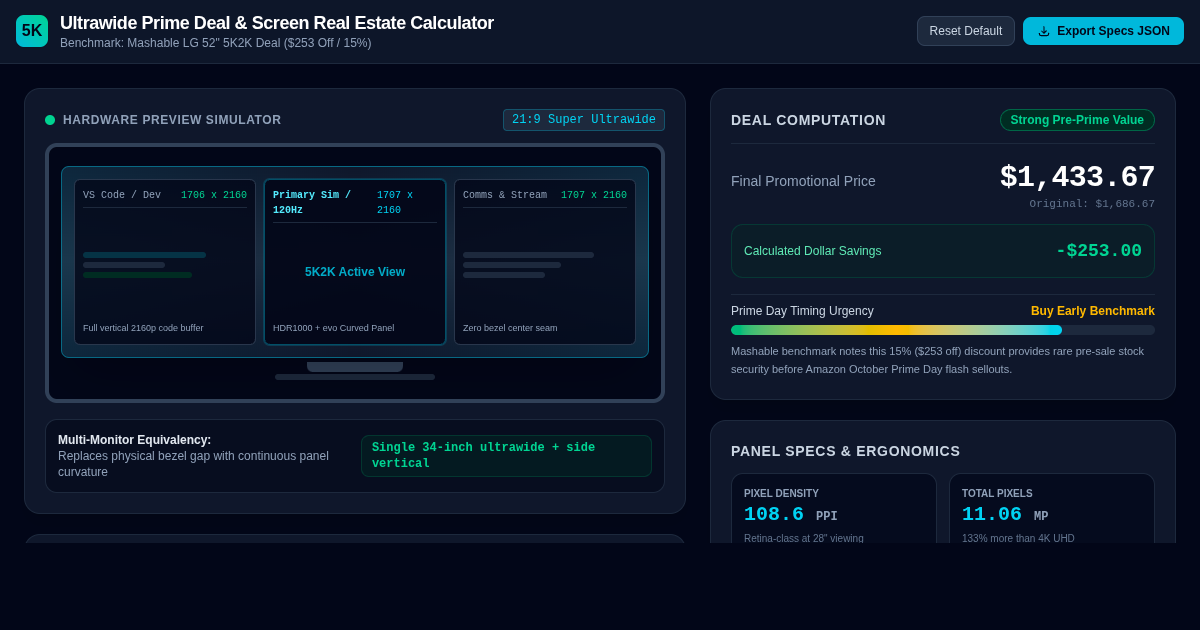 Ultrawide Prime Deal & Screen Real Estate Calculator preview