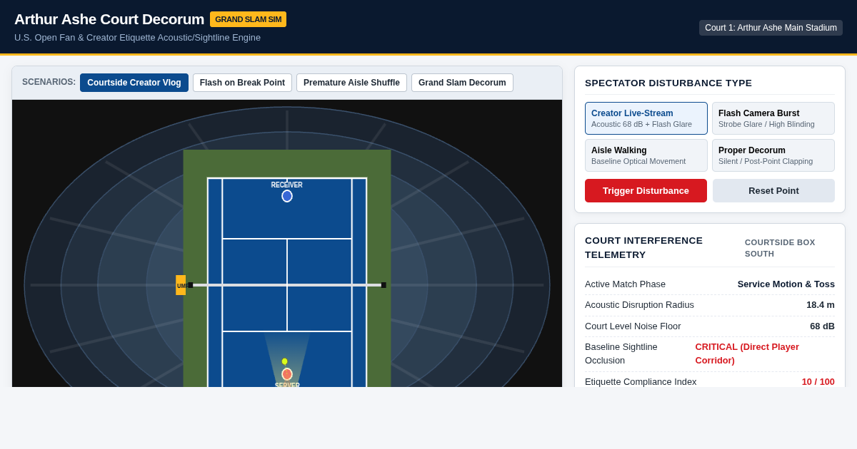 U.S. Open Fan Etiquette & Court Decorum Simulator preview