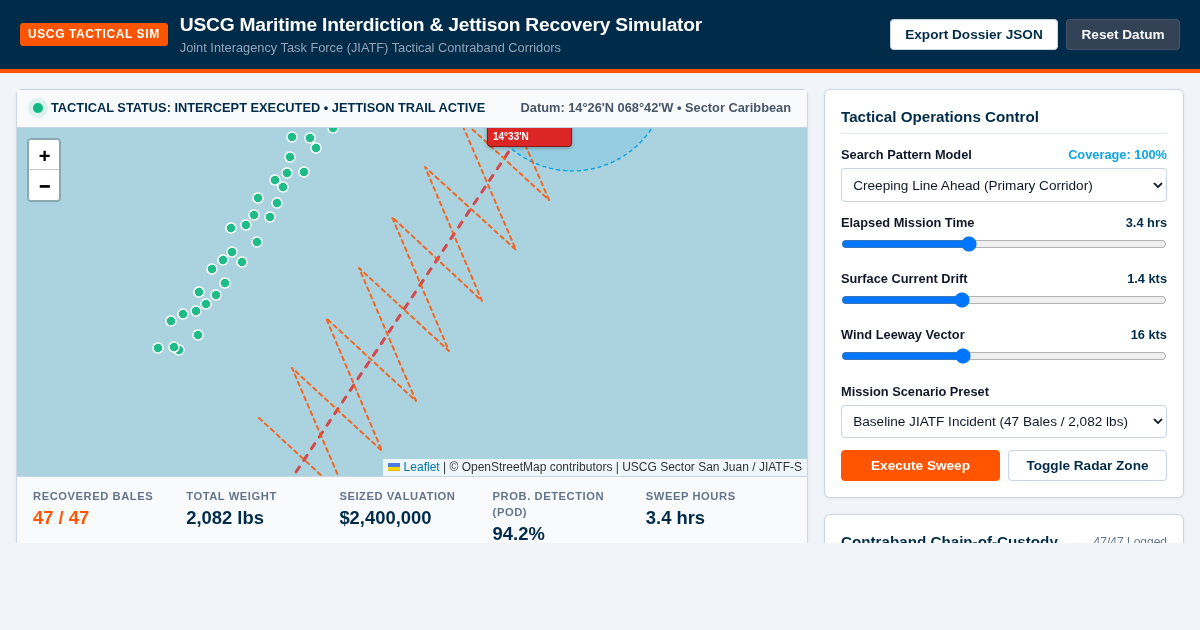 USCG Maritime Interdiction & Jettison Recovery Simulator preview
