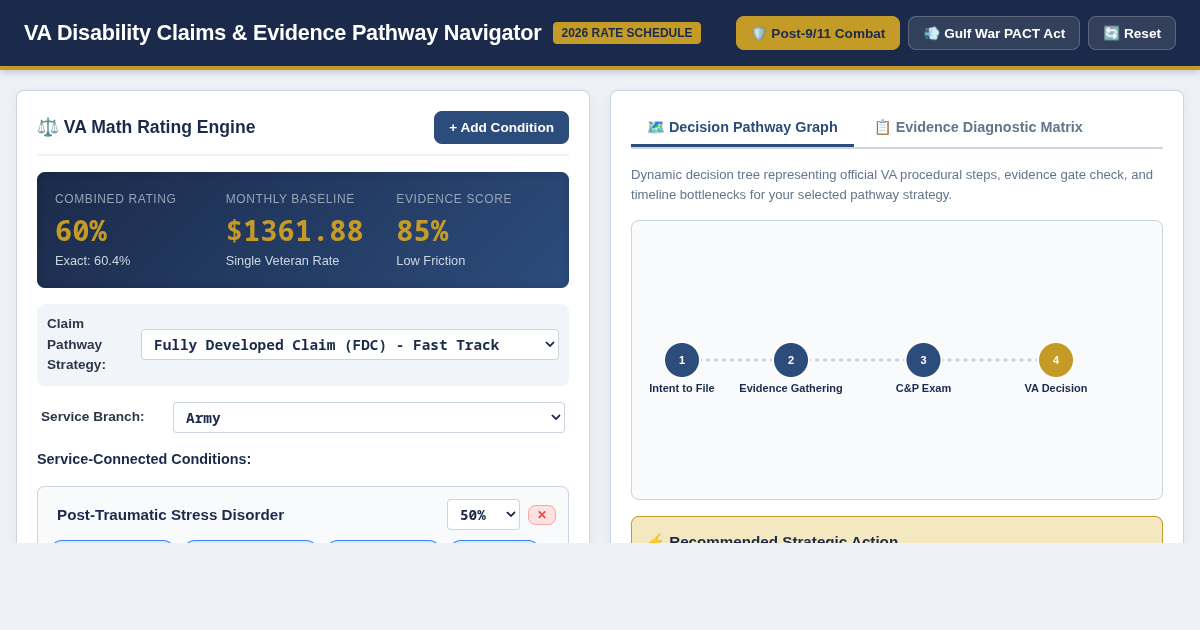 VA Disability Claims & Evidence Pathway Navigator preview