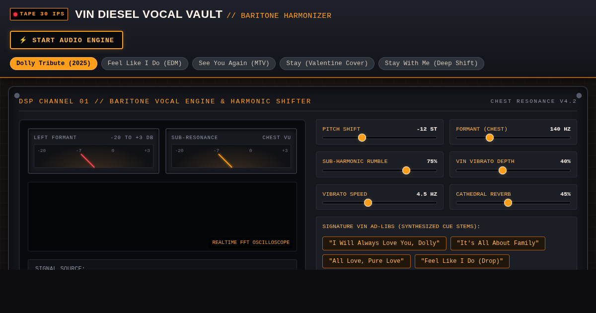 Vin Diesel Vocal Vault & Baritone Harmonizer preview
