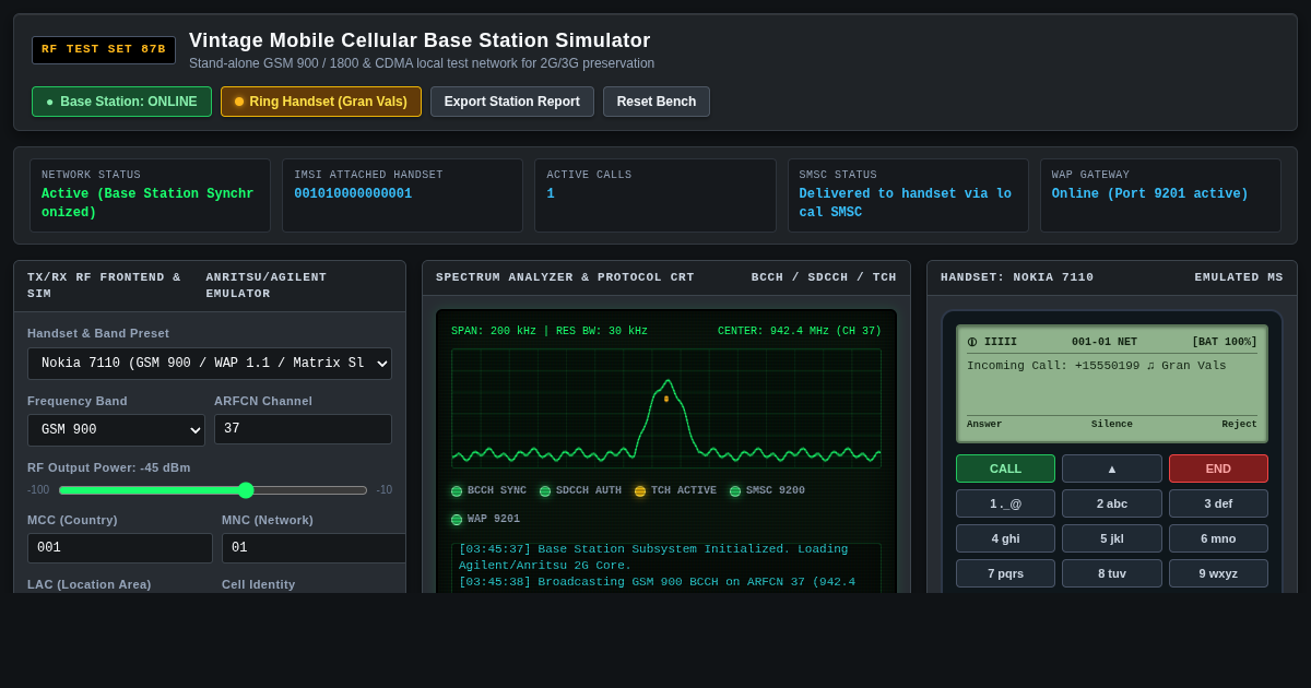 Vintage Mobile Cellular Base Station Simulator preview
