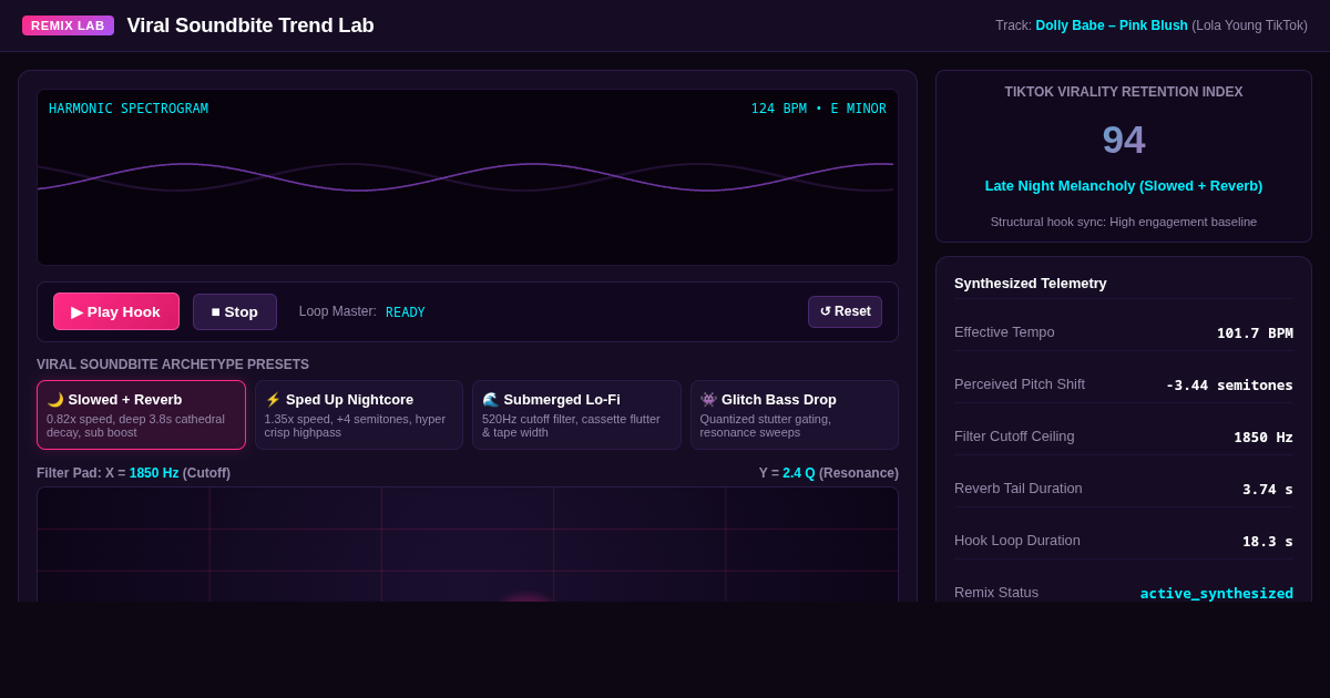 Viral Soundbite Trend Lab | Pink Blush Audio Remixer preview