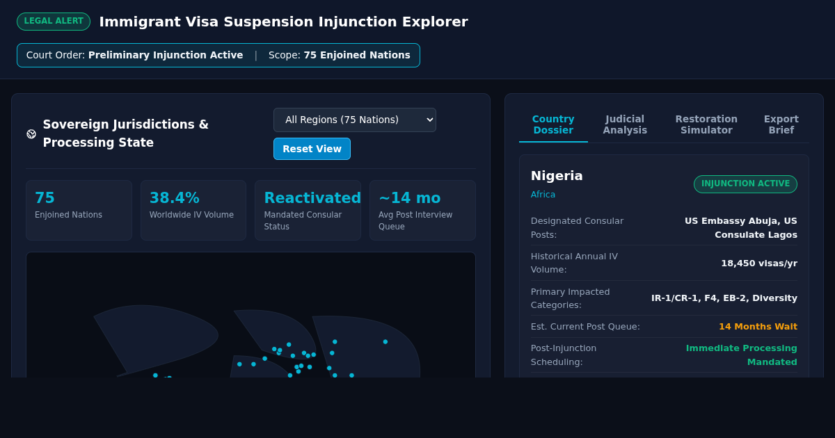 Immigrant Visa Suspension Injunction Explorer preview