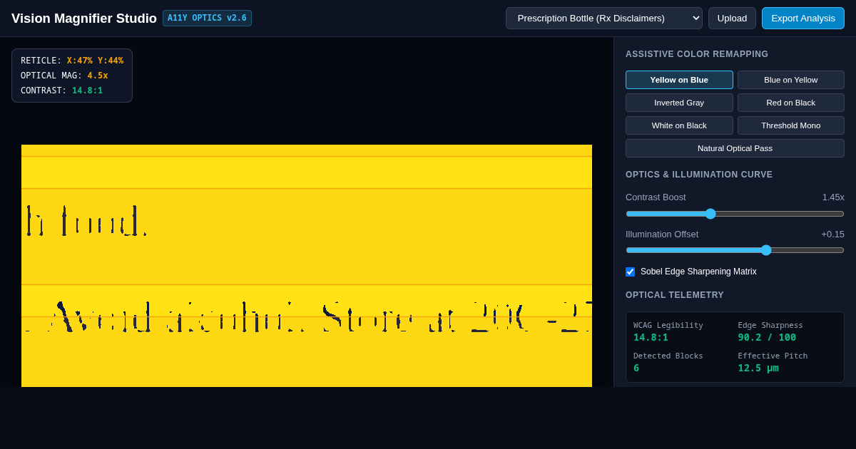 Vision Magnifier Studio - Advanced Accessibility & Optical Inspector preview