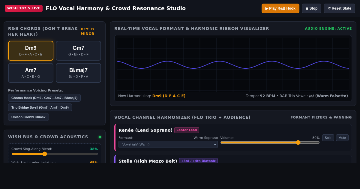 FLO Vocal Harmony & Crowd Resonance Studio preview