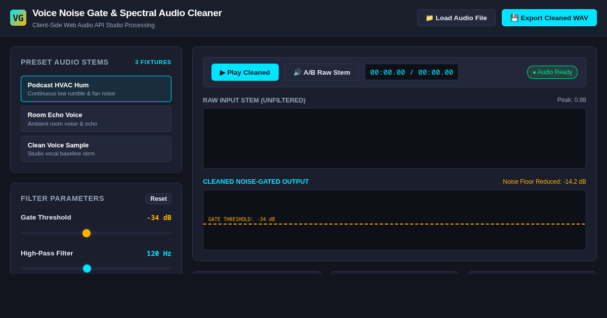 Voice Noise Gate & Spectral Audio Cleaner preview