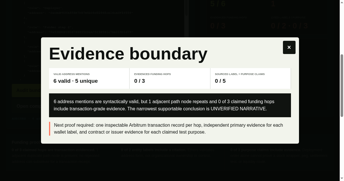 Wallet Provenance Auditor preview