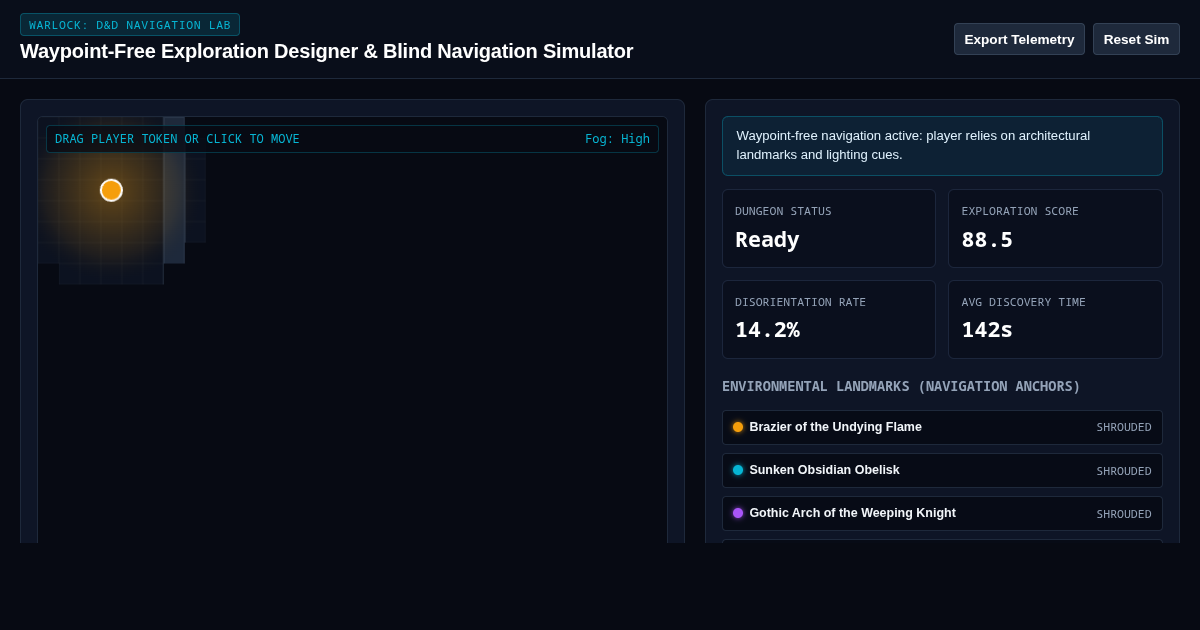 Waypoint-Free Exploration Designer & Blind Navigation Simulator preview