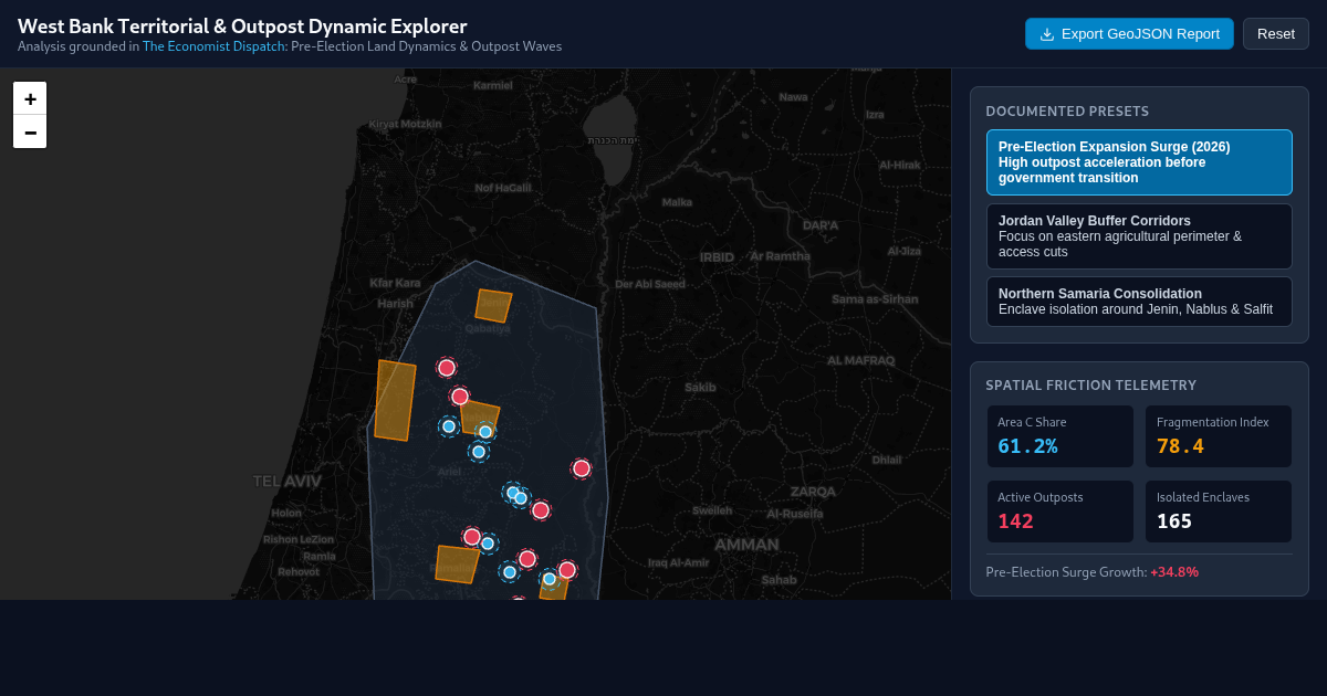 West Bank Territorial & Outpost Dynamic Explorer preview