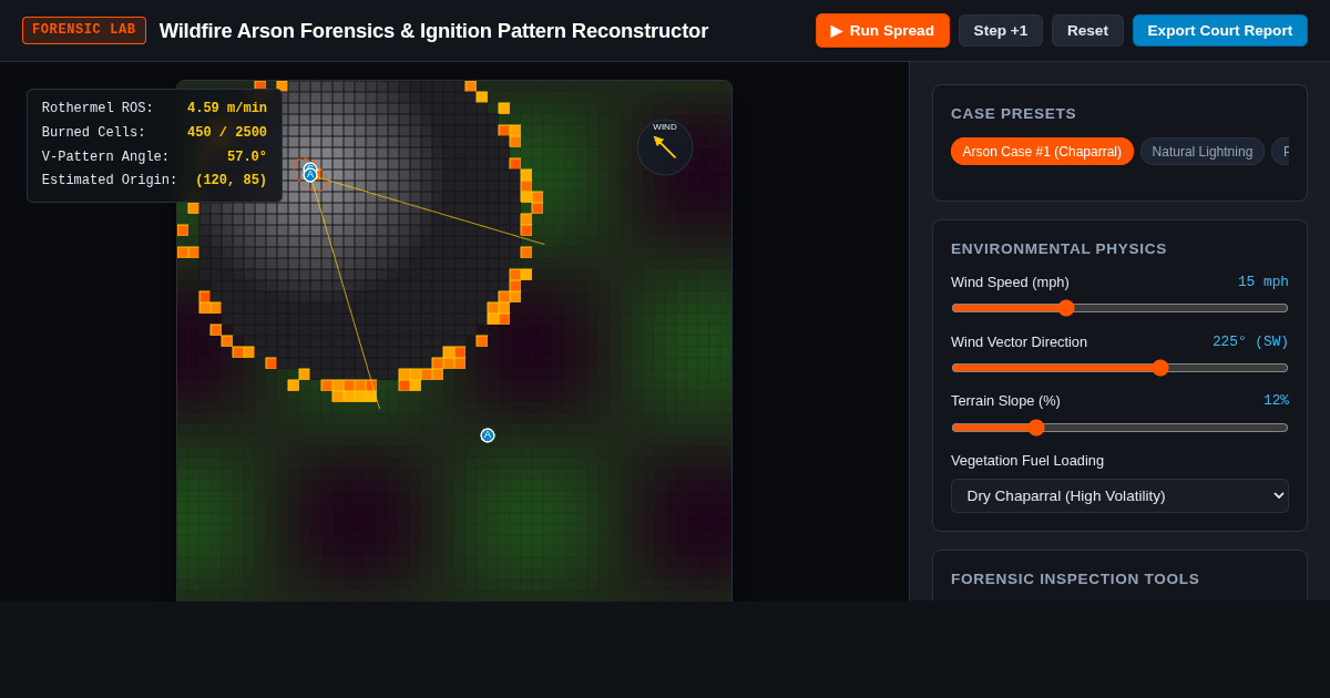 Wildfire Arson Forensics & Ignition Pattern Reconstructor preview