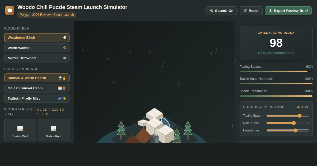 Woodo Chill Puzzle Steam Launch Simulator preview