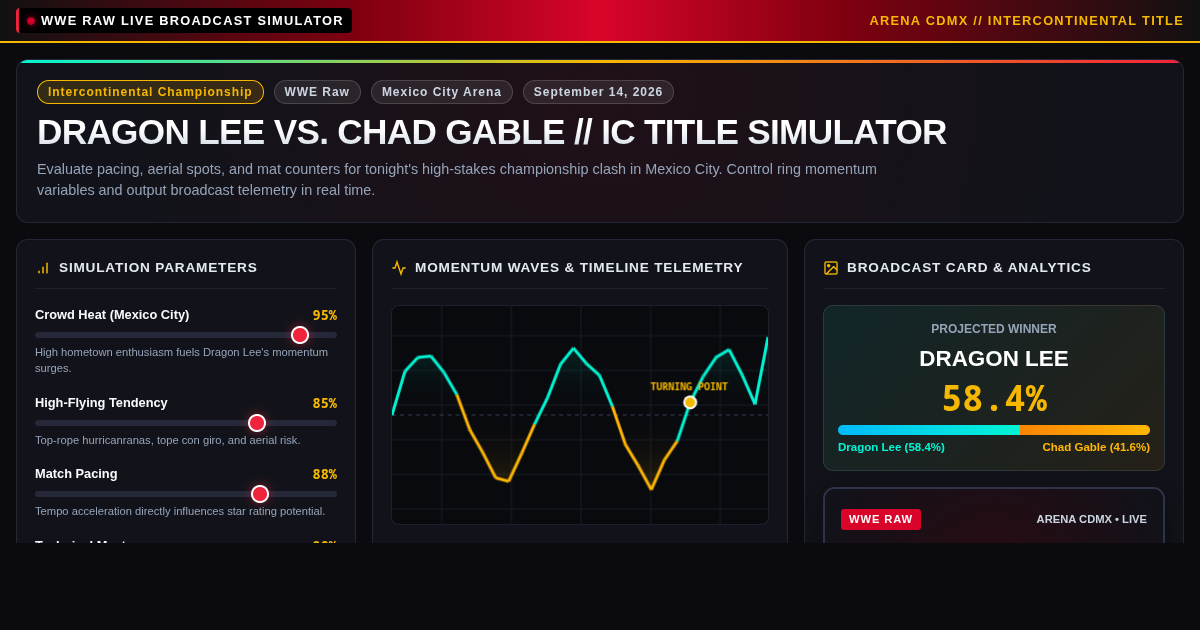 WWE Intercontinental Championship Match Simulator & Card Builder preview