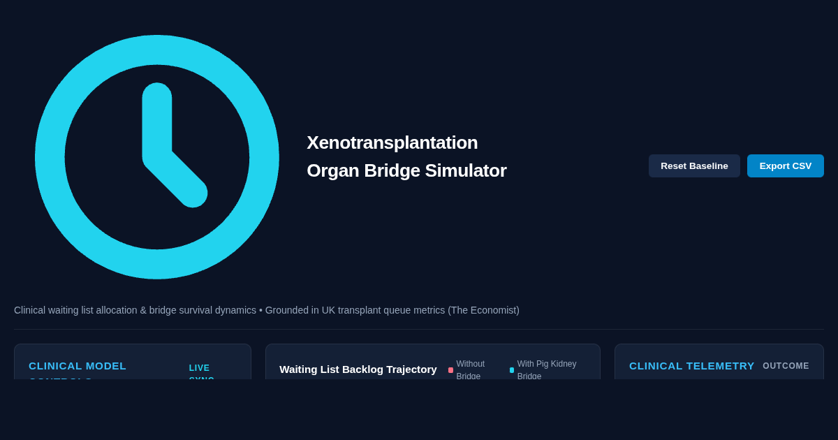 Xenotransplantation Organ Bridge Simulator preview