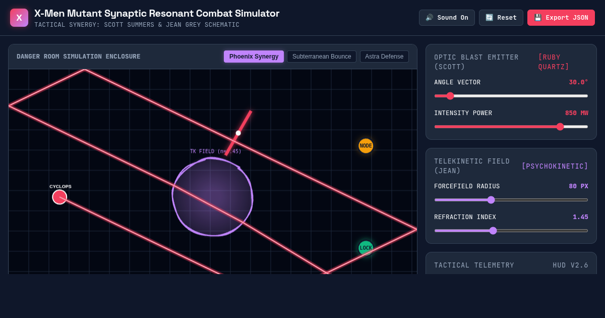 X-Men Mutant Synaptic Resonant Combat Simulator preview