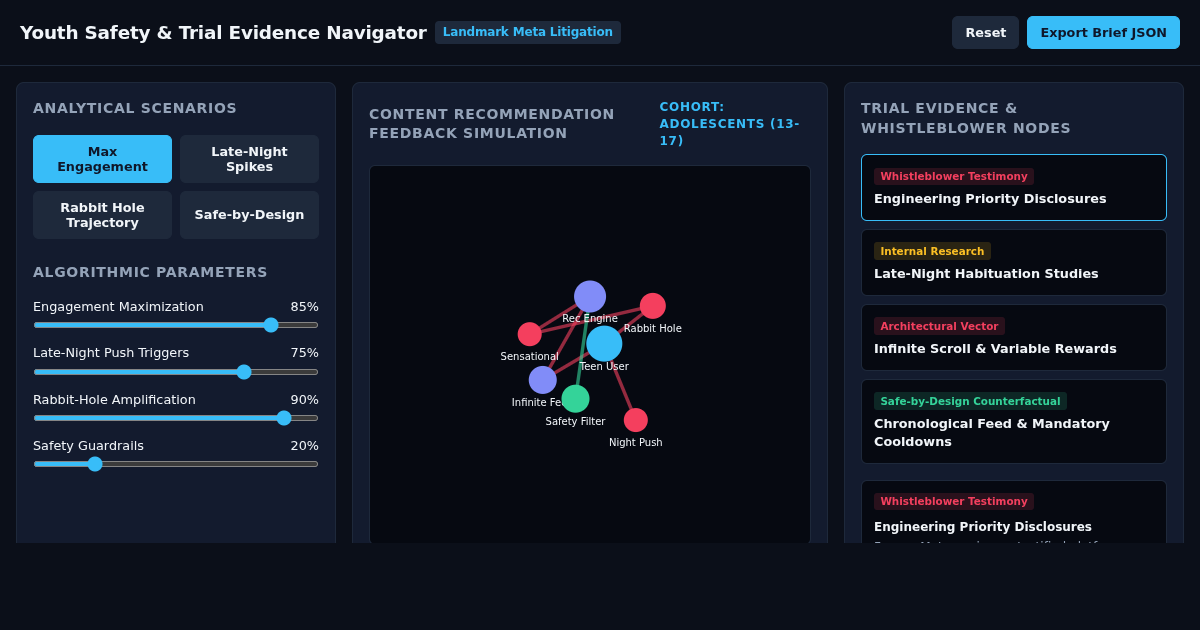 Youth Social Media Safety & Trial Evidence Navigator preview